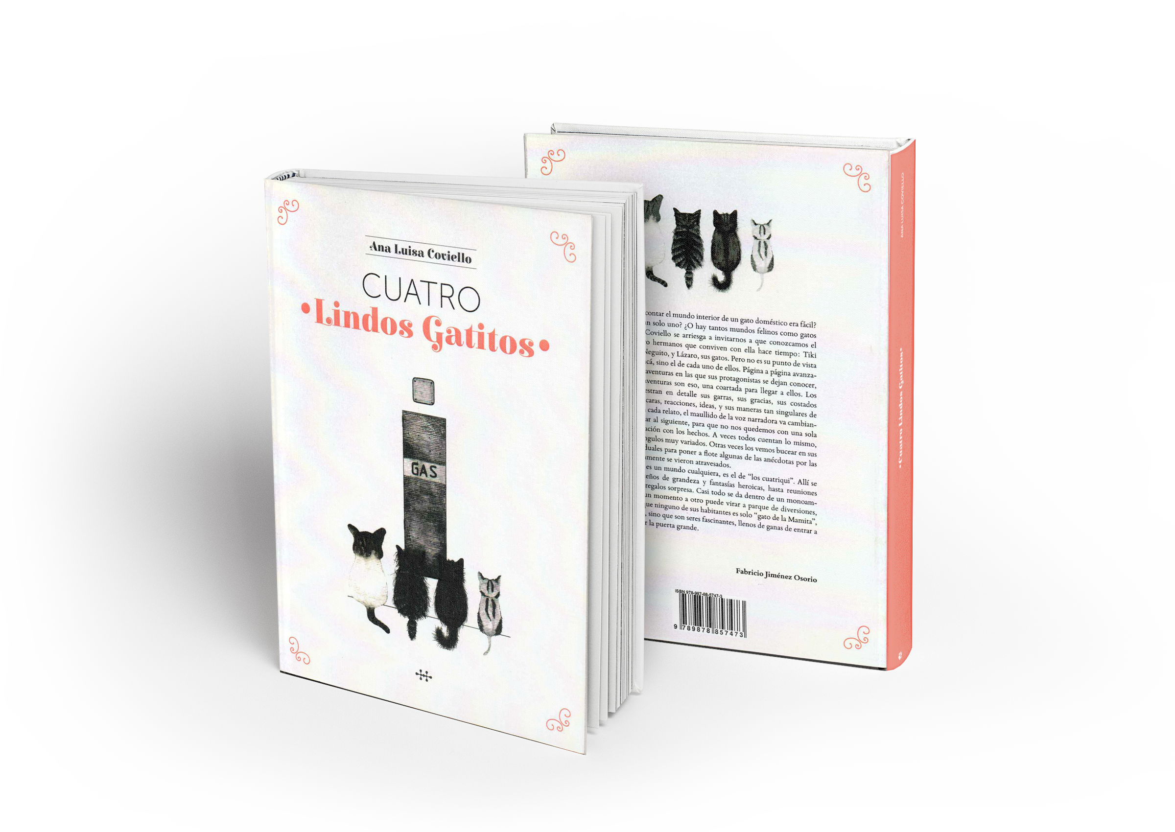 Portada del libro Cuatro lindos gatitos de Ana Luisa Coviello