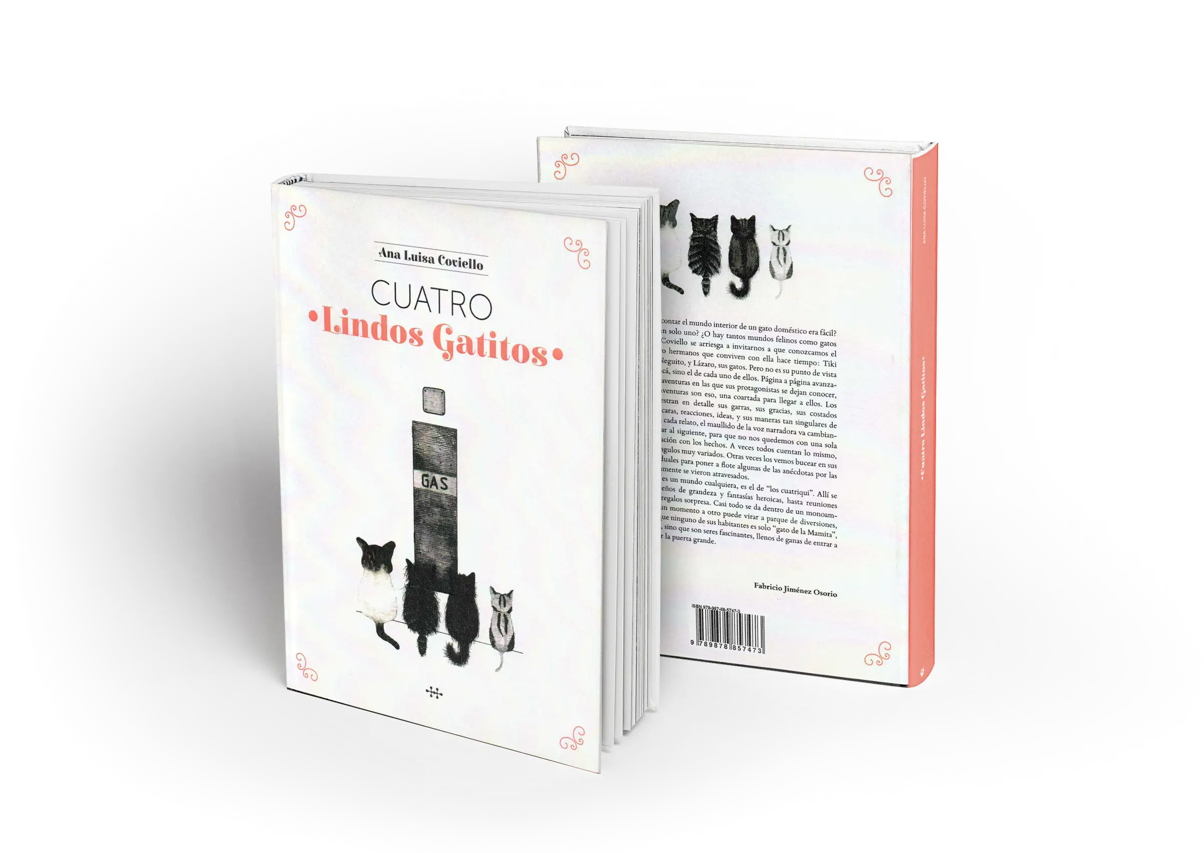 Portada del libro Cuatro lindos gatitos de Ana Luisa Coviello